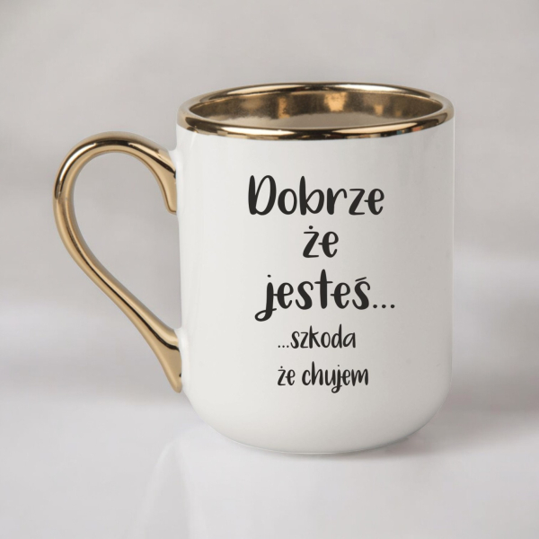 Kubek, śmieszny, jesteś śliczna, na prezent, bez cenzury, troche popierdolona